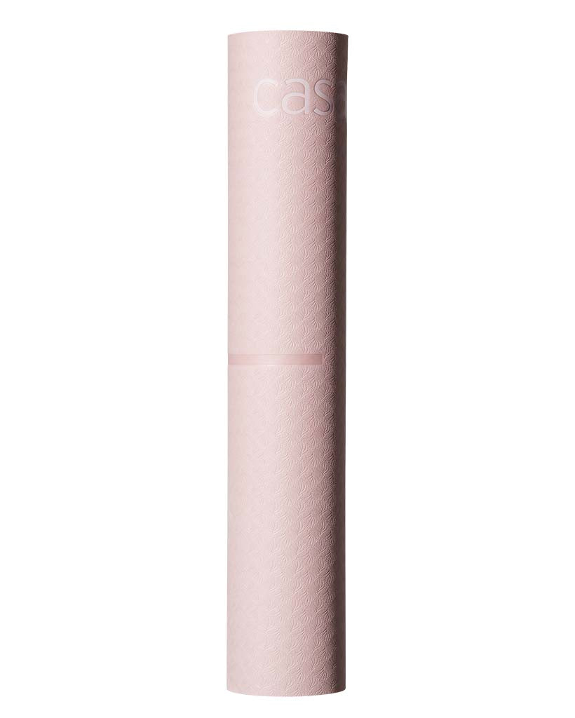 Yoga mat position 4mm - Lucky pink/grey