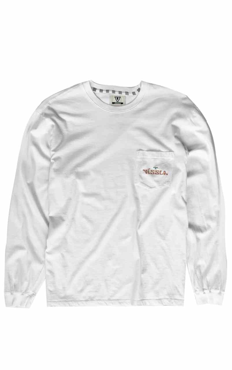 West Winds LS PKT Tee-WHT
