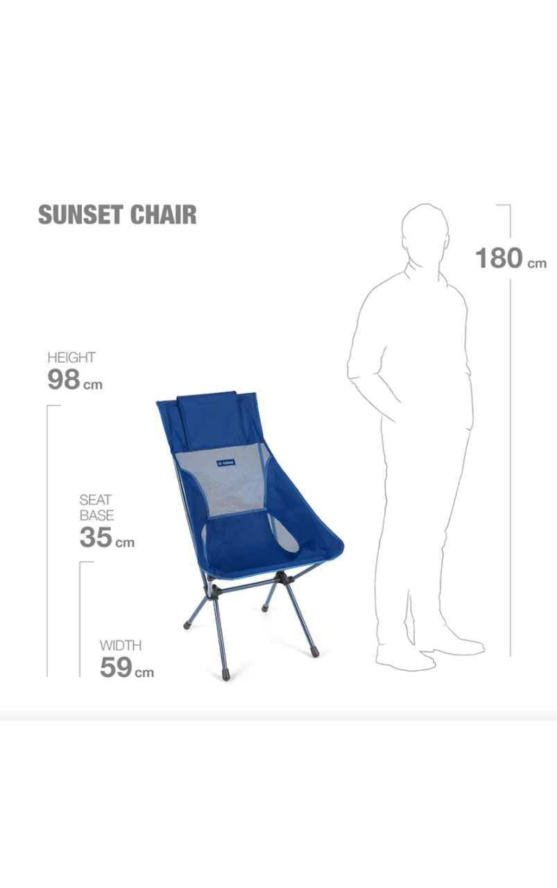 Sunset Chair - Blue Block