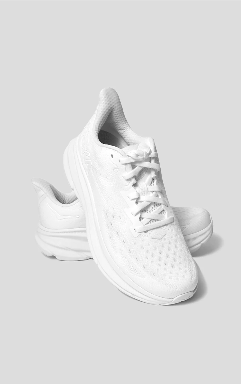 Women's CLIFTON 9 White/White