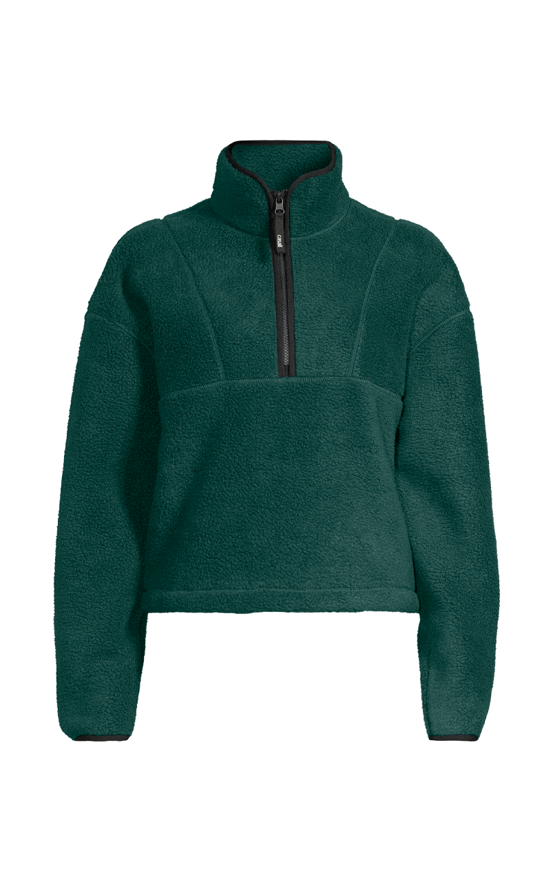 Pile Half Zip Dark Pine