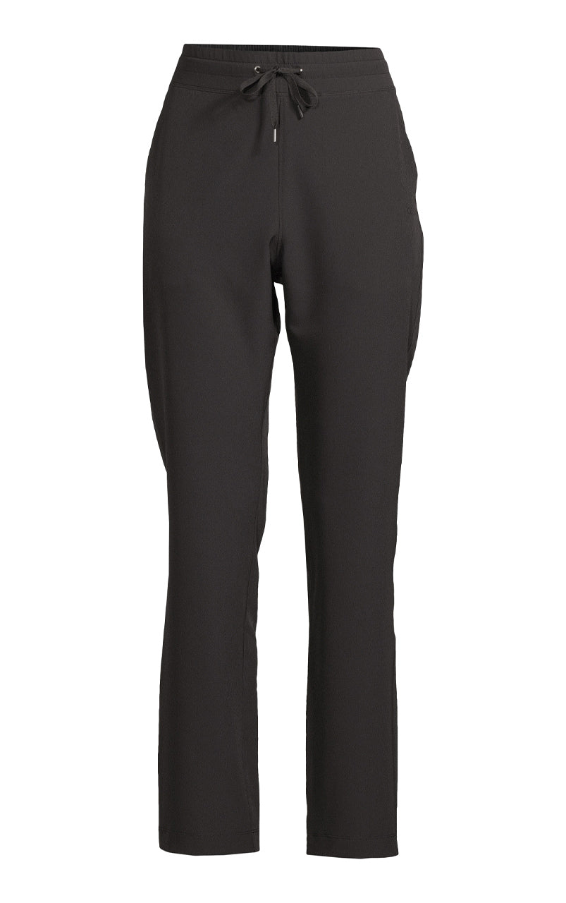 Ease High Waist Woven Pants Black