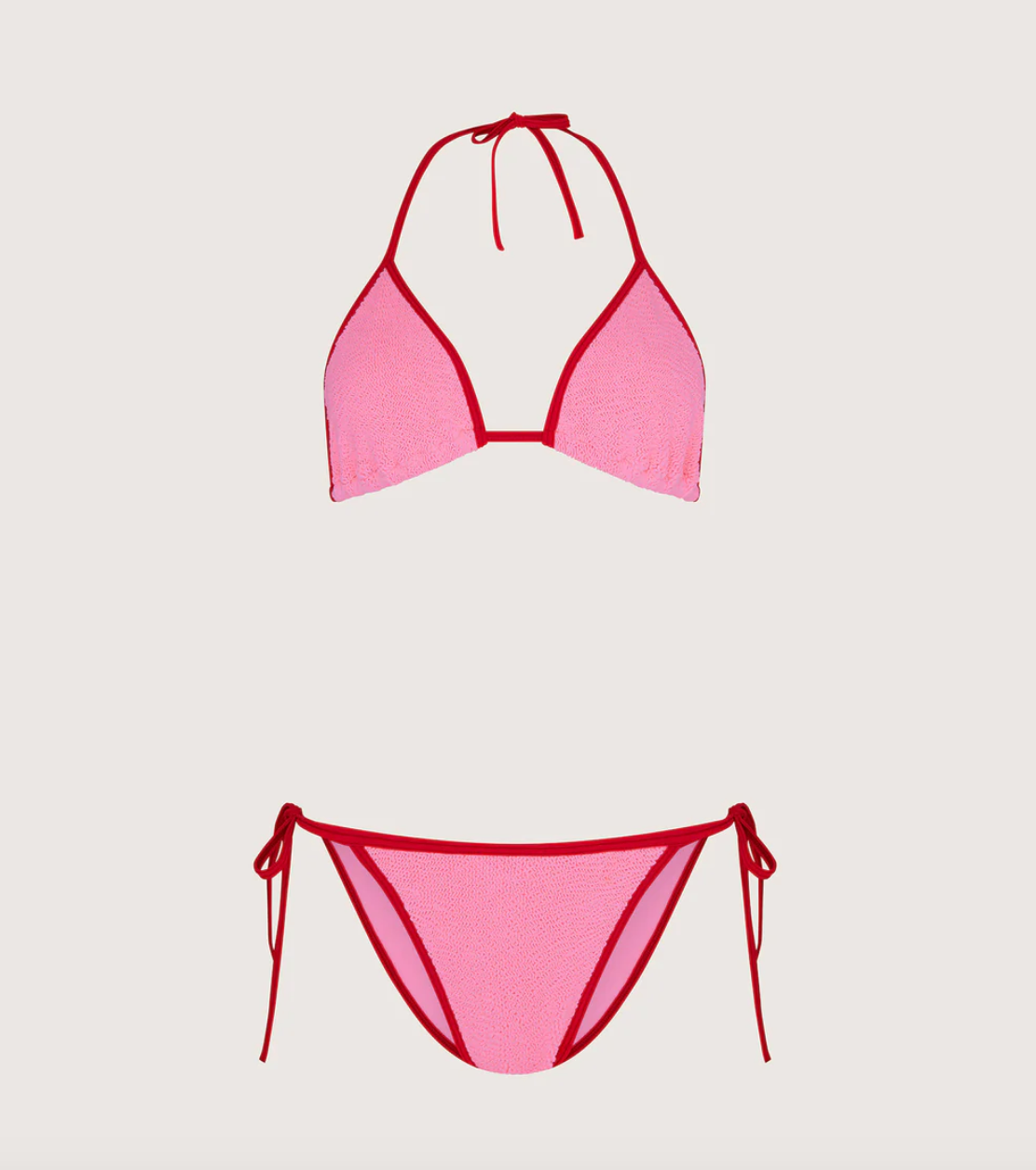 Gina Bikini Contrast Bubblegum/Red
