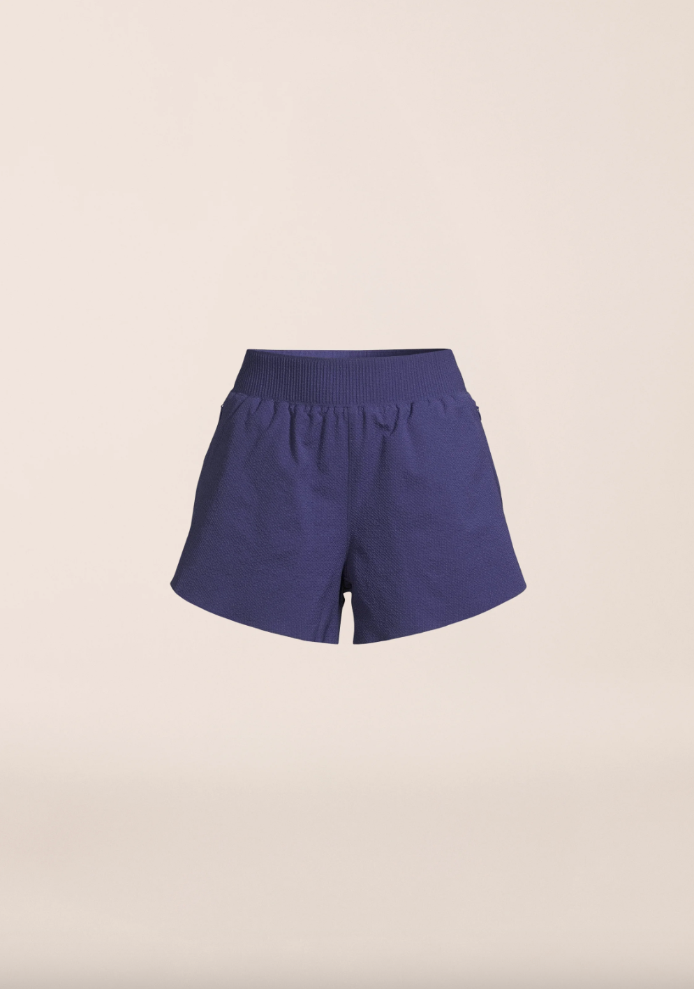Luna Textured Shorts Purple Eclipse