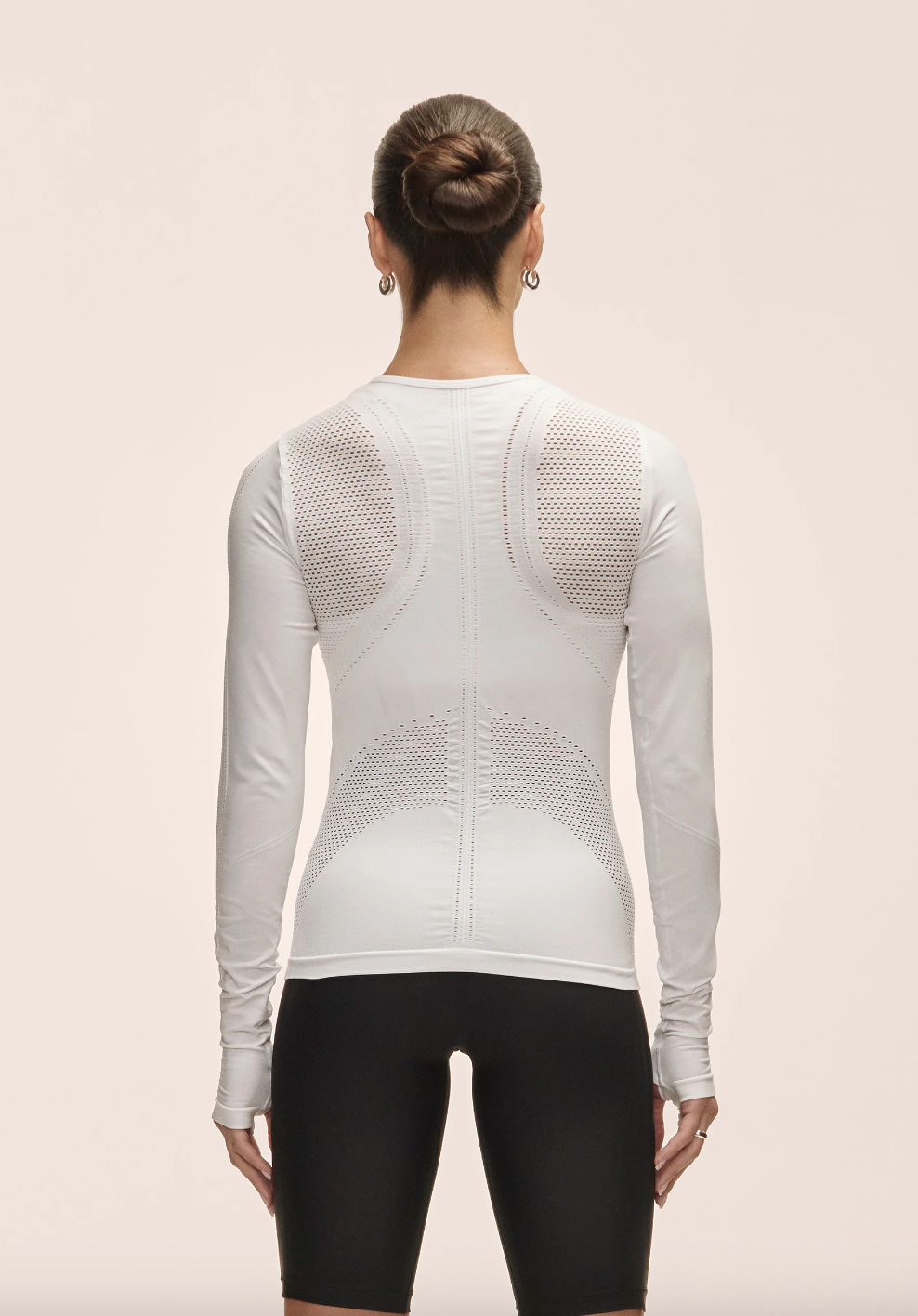 Maze Long Sleeve White