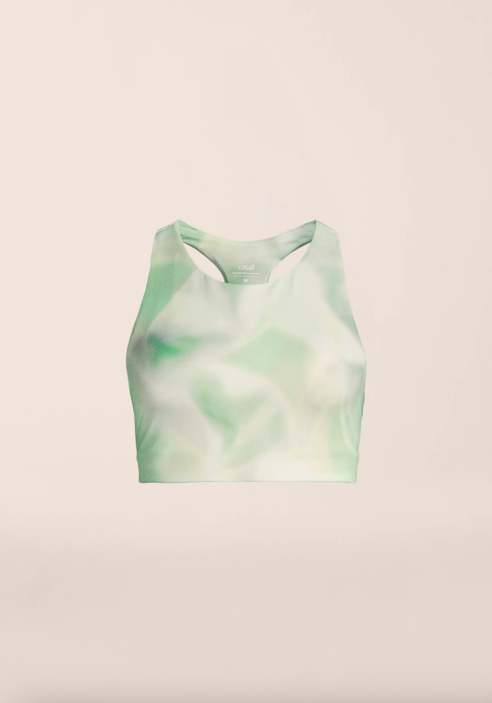 Tie Back Sports Top Illusion Green