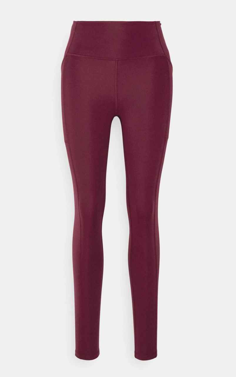 Pocket High-Rise Legging, Long Plum