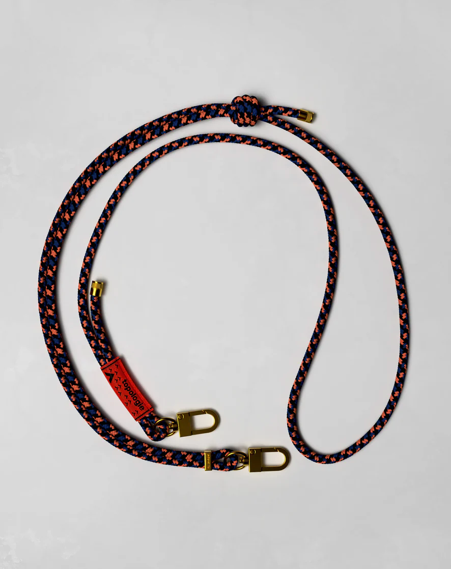 6mm Rope Strap Navy Orange