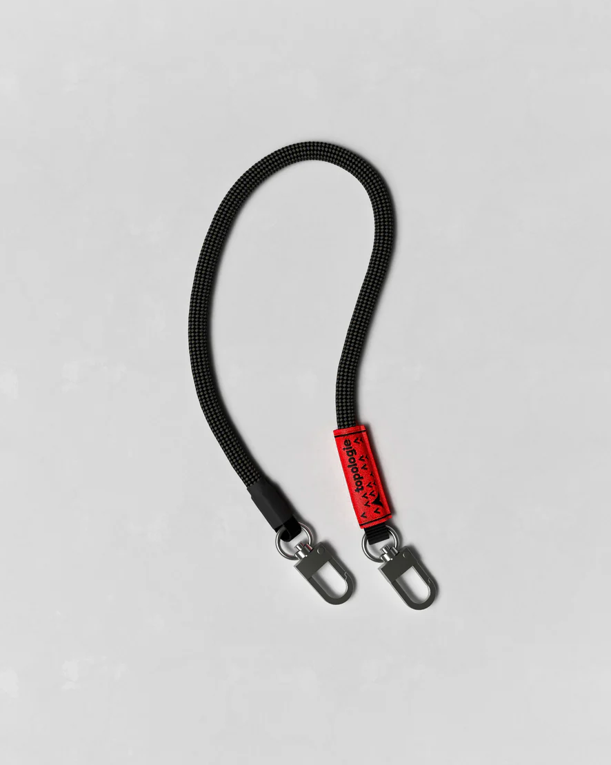 8mm Wrist Strap Black Lattice