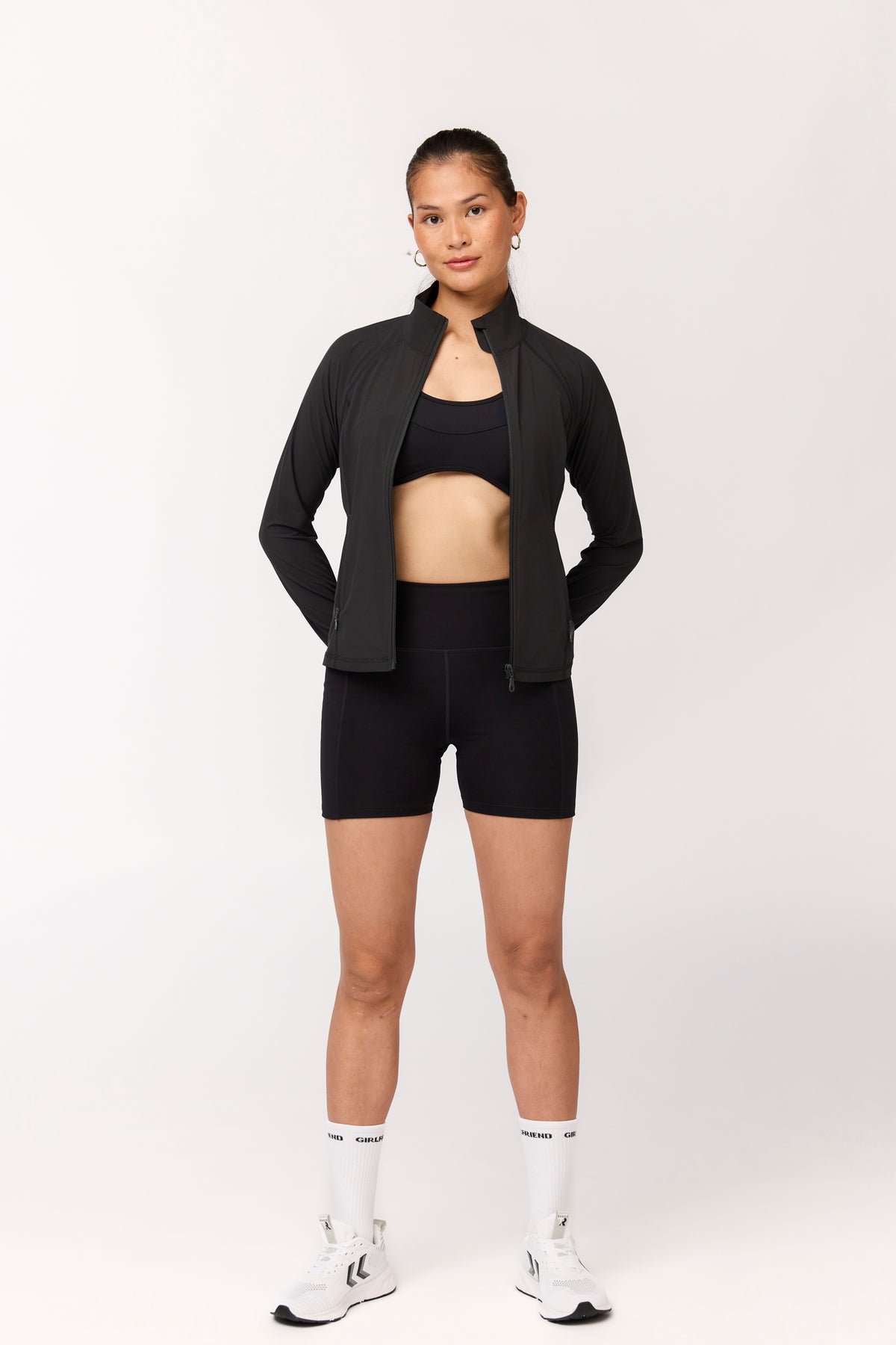 Estrella Fitted Run Jacket Black