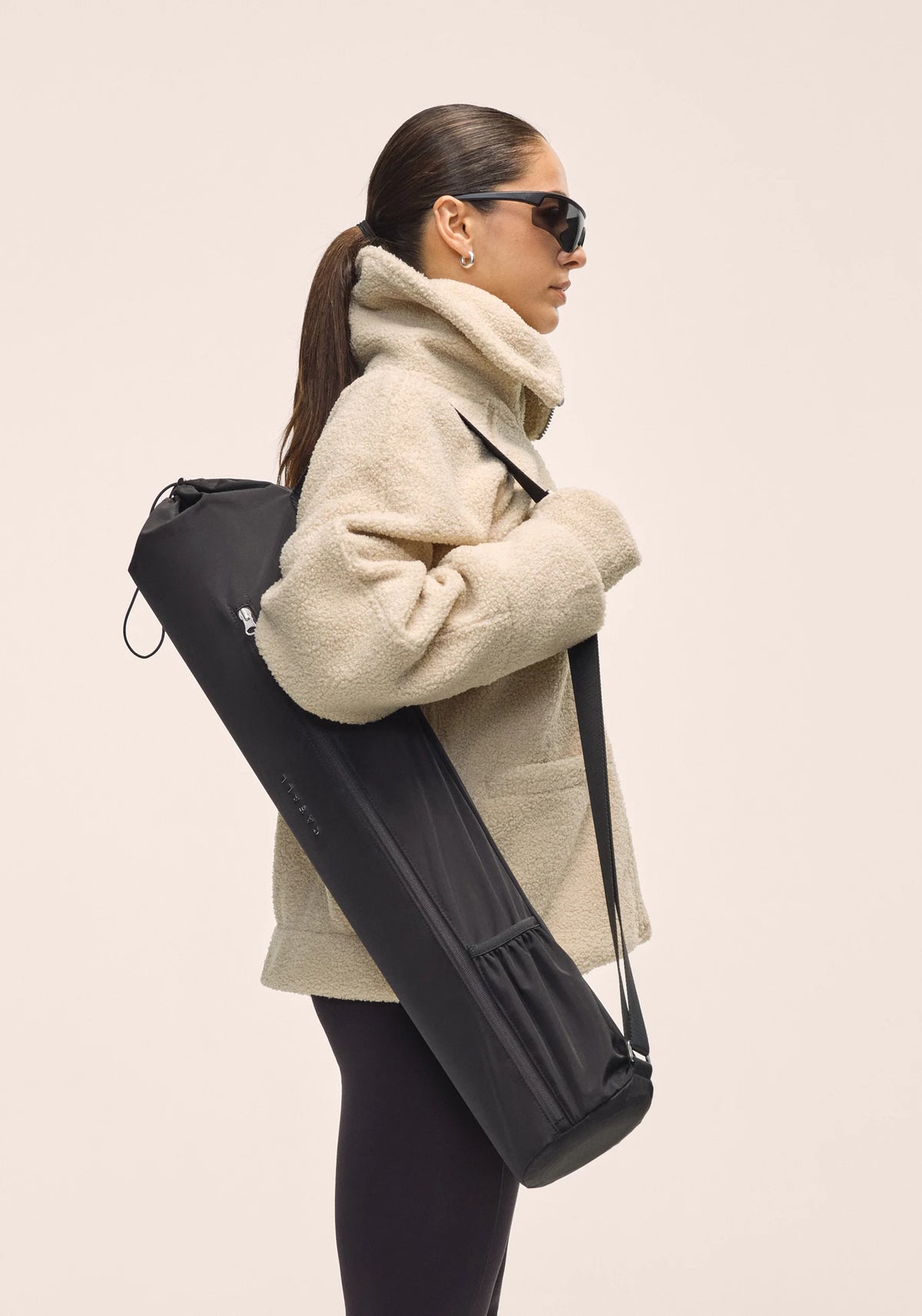 Adjustable Yoga Mat Bag Black