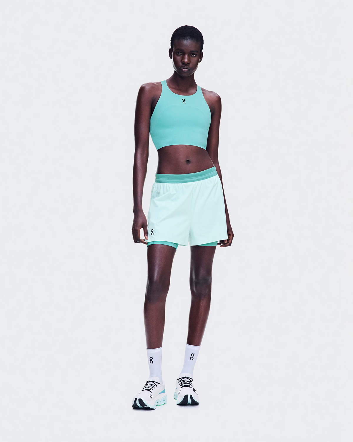 Performance Crop Women Aquamarine