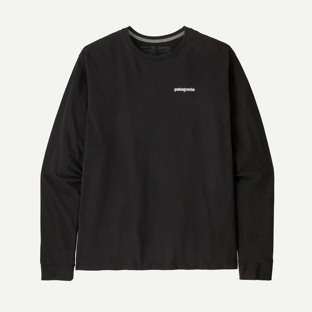 M's L/S P-6 Logo Responsibili-Tee Black