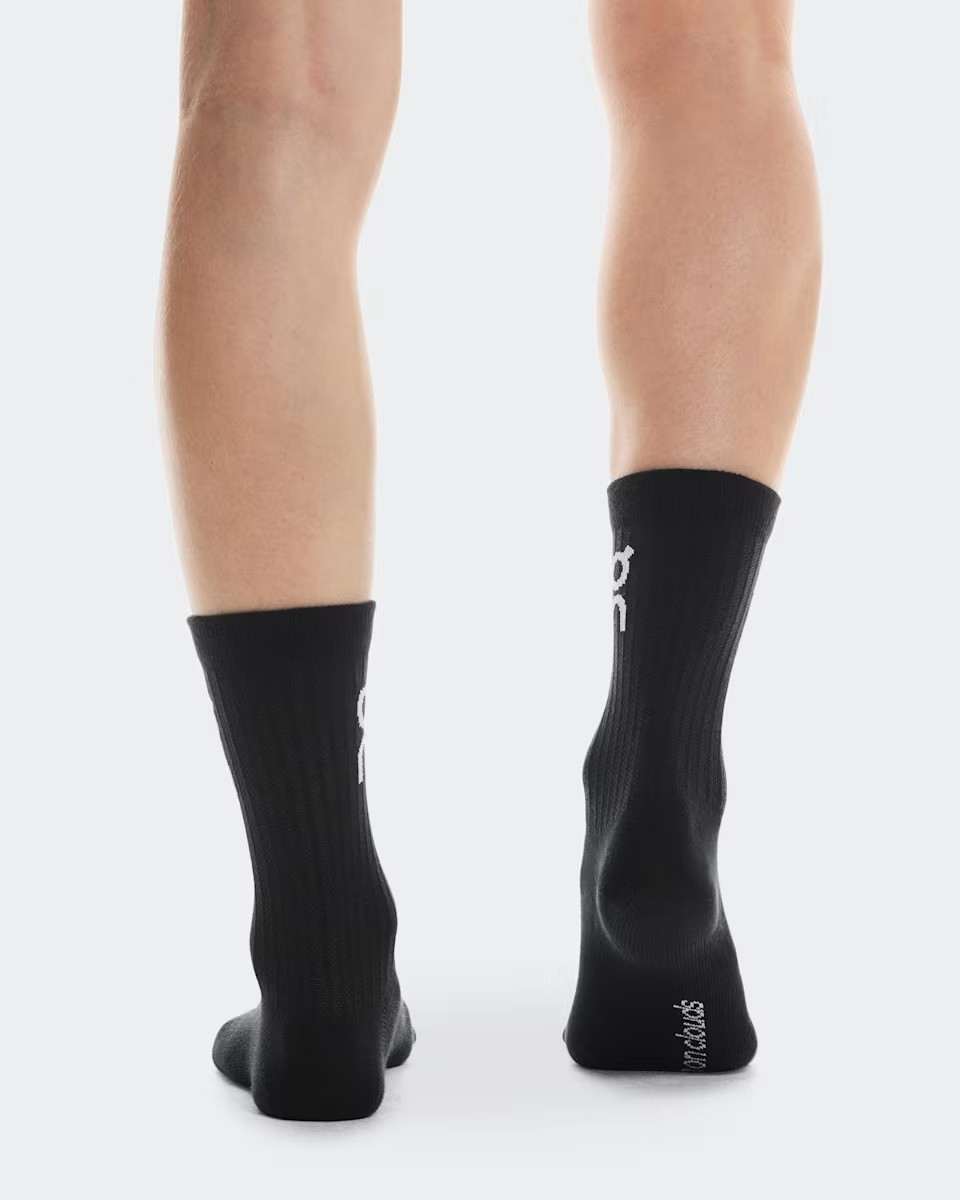 Logo Sock High 3P Unisex Black
