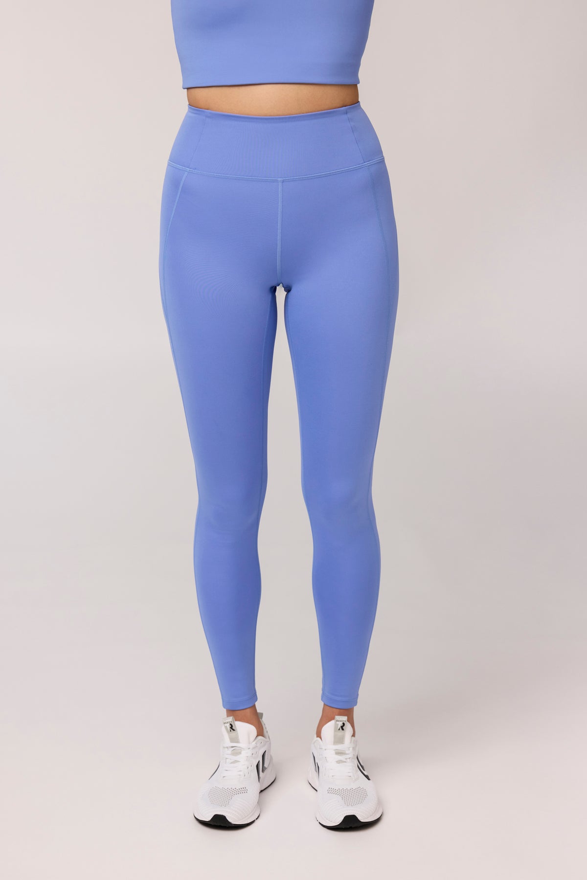 Compressive High-Rise Legging, Long Periwinkle