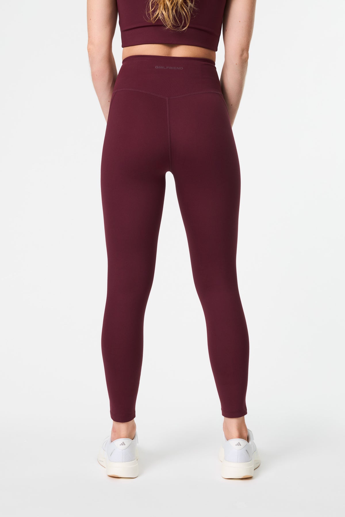 Compressive High-Rise Legging, 7/8 Mulberry