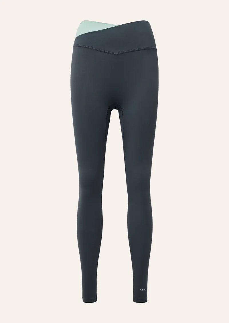 WANDER FULL LENGTH LEGGING THUNDER / DUSTY MINT