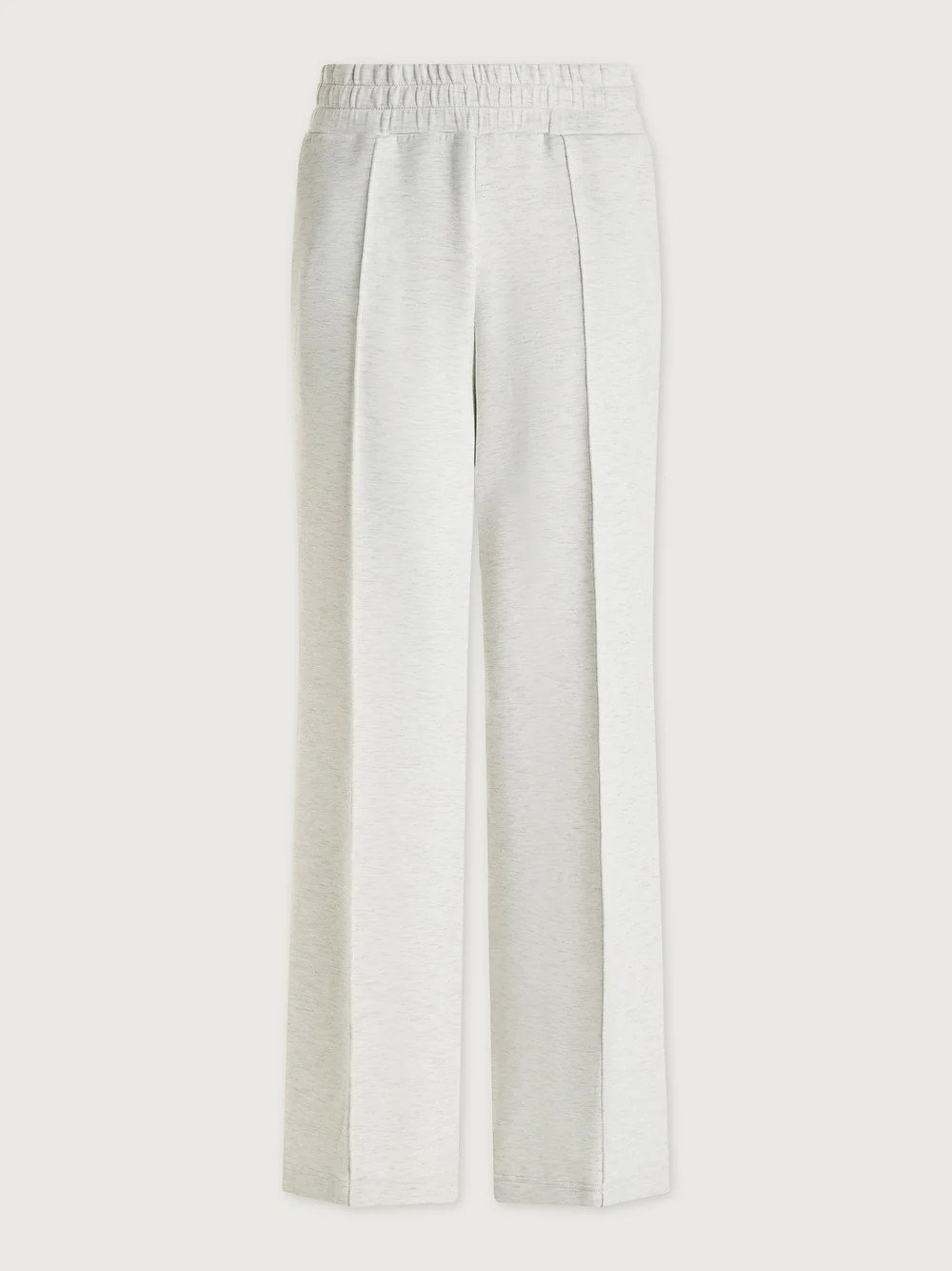 the wide leg pant 30 ivory marl