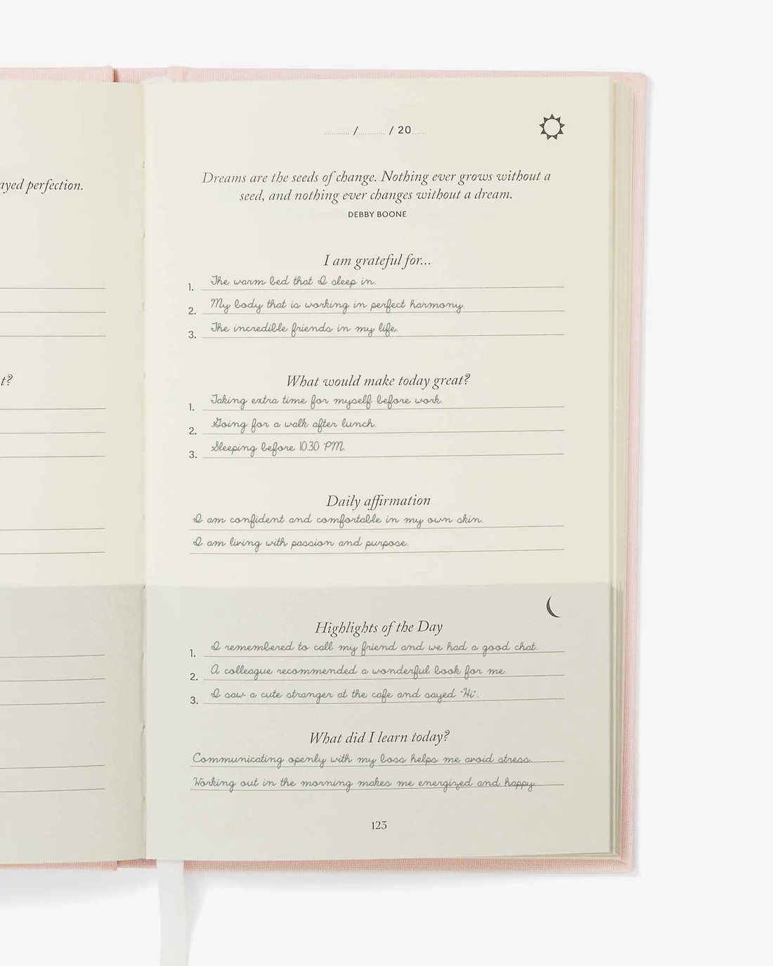 The Five Minute Journal Pink
