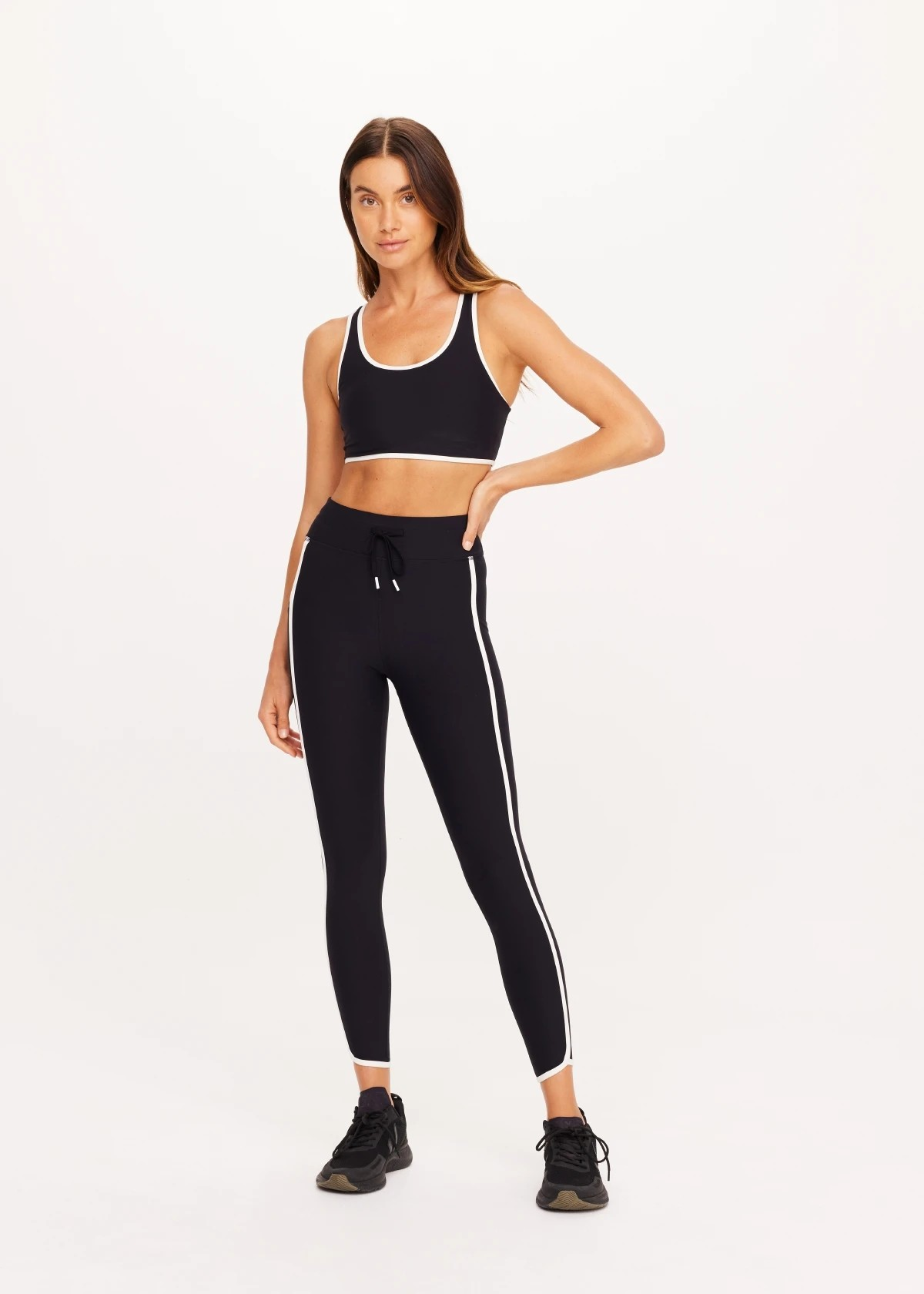 SOL JADE RACERBACK BRA BLACK