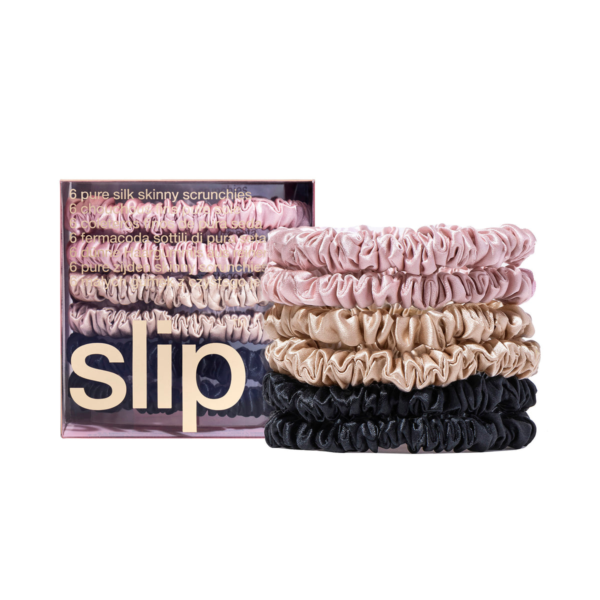 Skinny scrunchies - Mixed (set of 6)