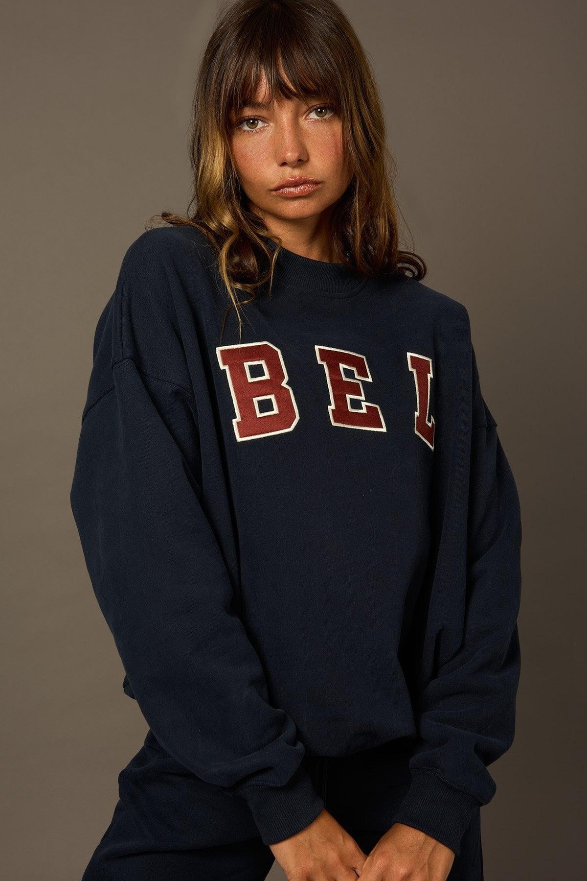 Varsity Hoodie Navy