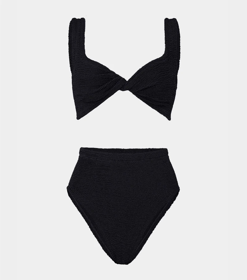 Jamie Bikini Crinkle Black