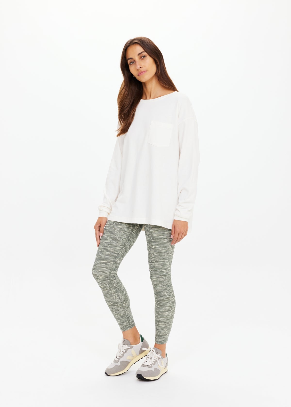 SOHO CARA LONG SLEEVE TOP NATURAL