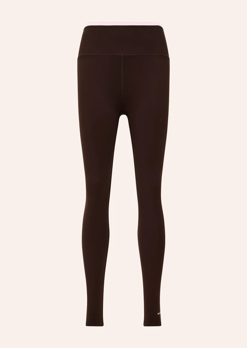 VITA FULL LENGTH LEGGING ESPRESSO / CHALK PINK