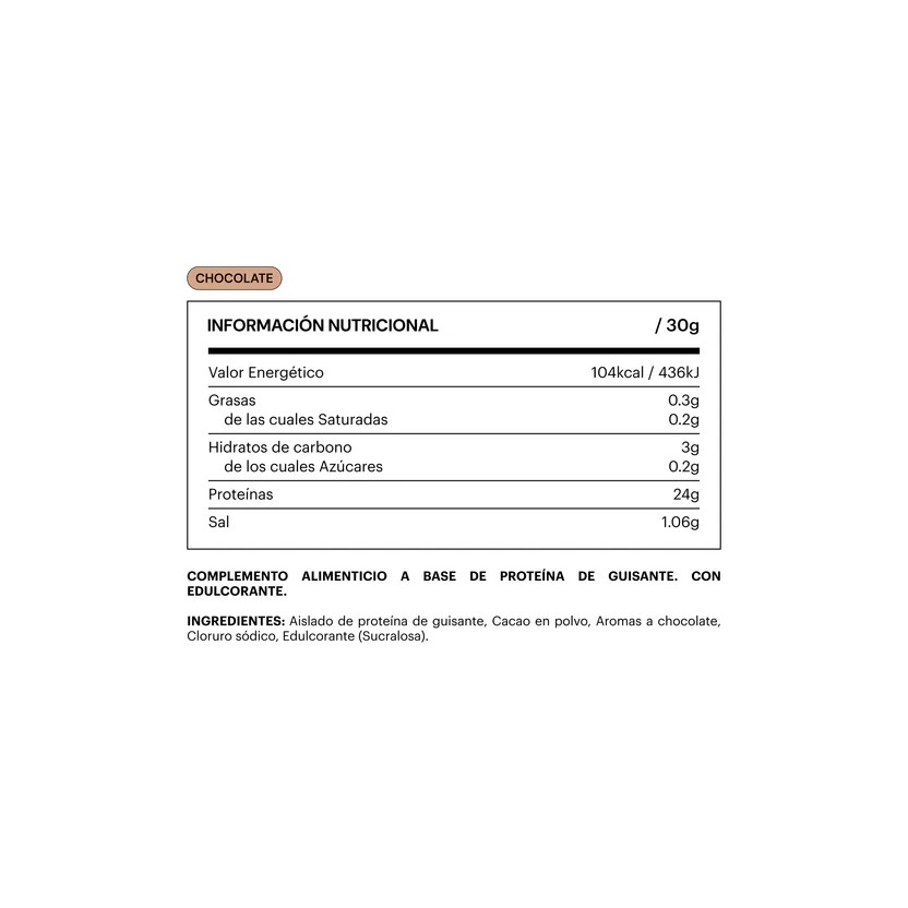 vegan isolated protein (cacao)