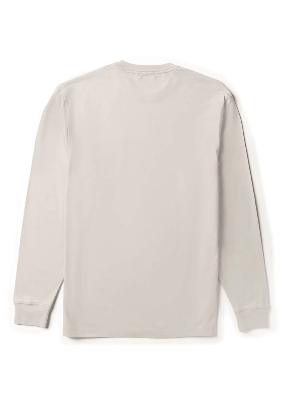 Centered Organic LS Tee-WHT