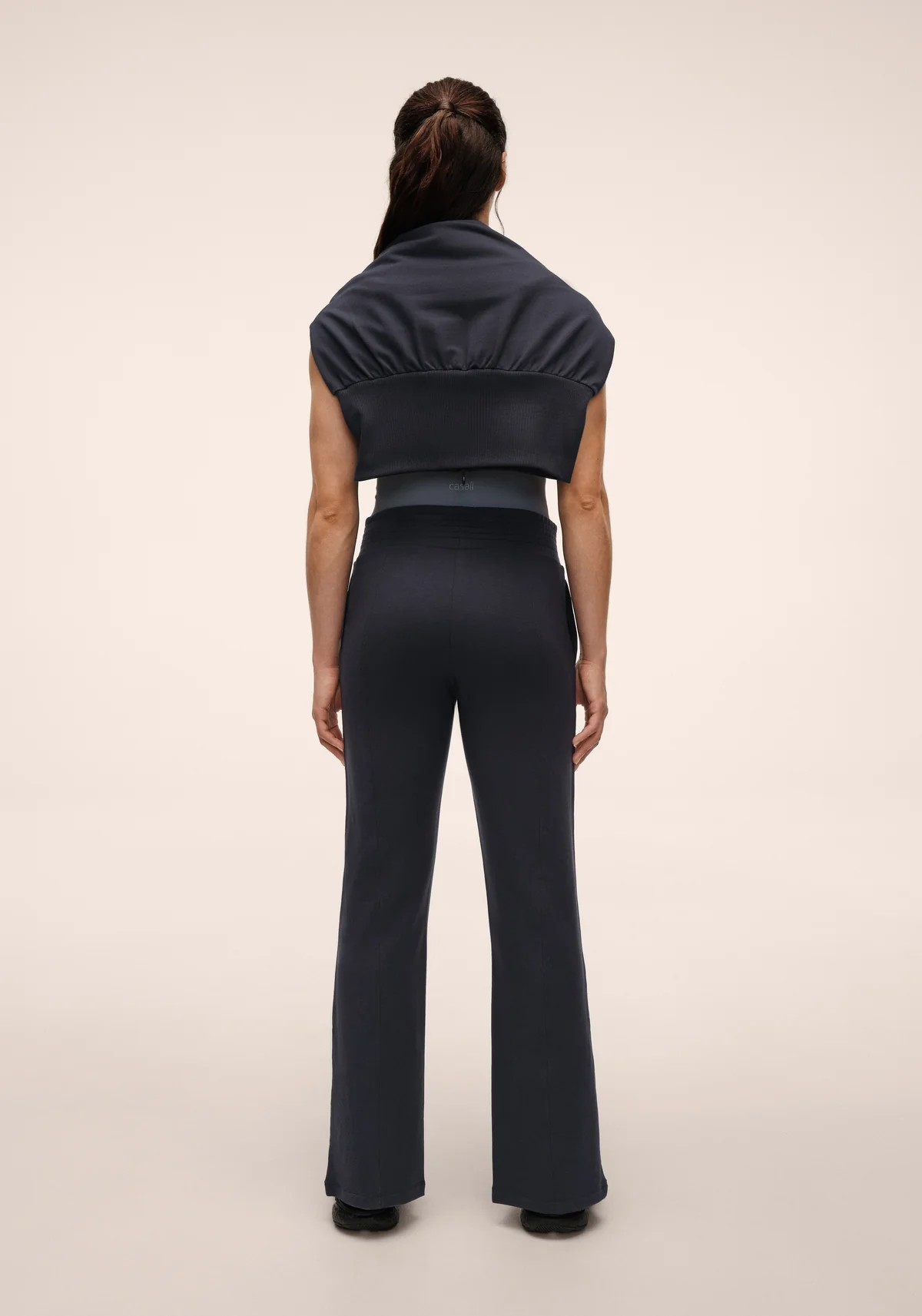 Terry Front Slit Pant Core Blue