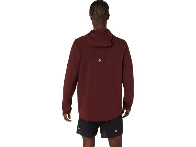 METARUN WATERPROOF JACKET DARK RED PLANET