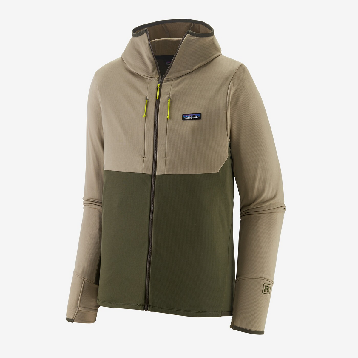 Men's R1 Thermal Full-Zip Hoody Seabird Grey