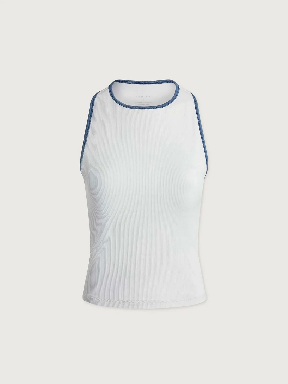 agneta performance tank white/blue rain