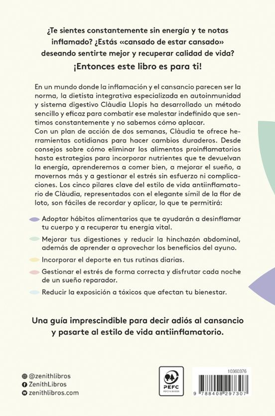 Vida antiiflamatoria - Claudia Llopis Vilalta