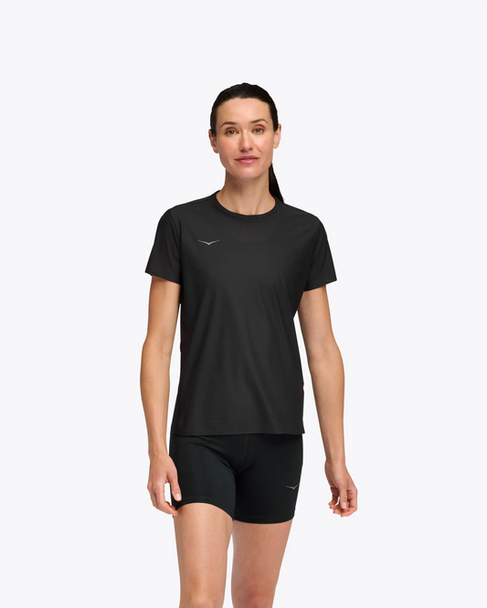 CAMISETA W AIROLITE RUN SHORT SLEEVE BLACK