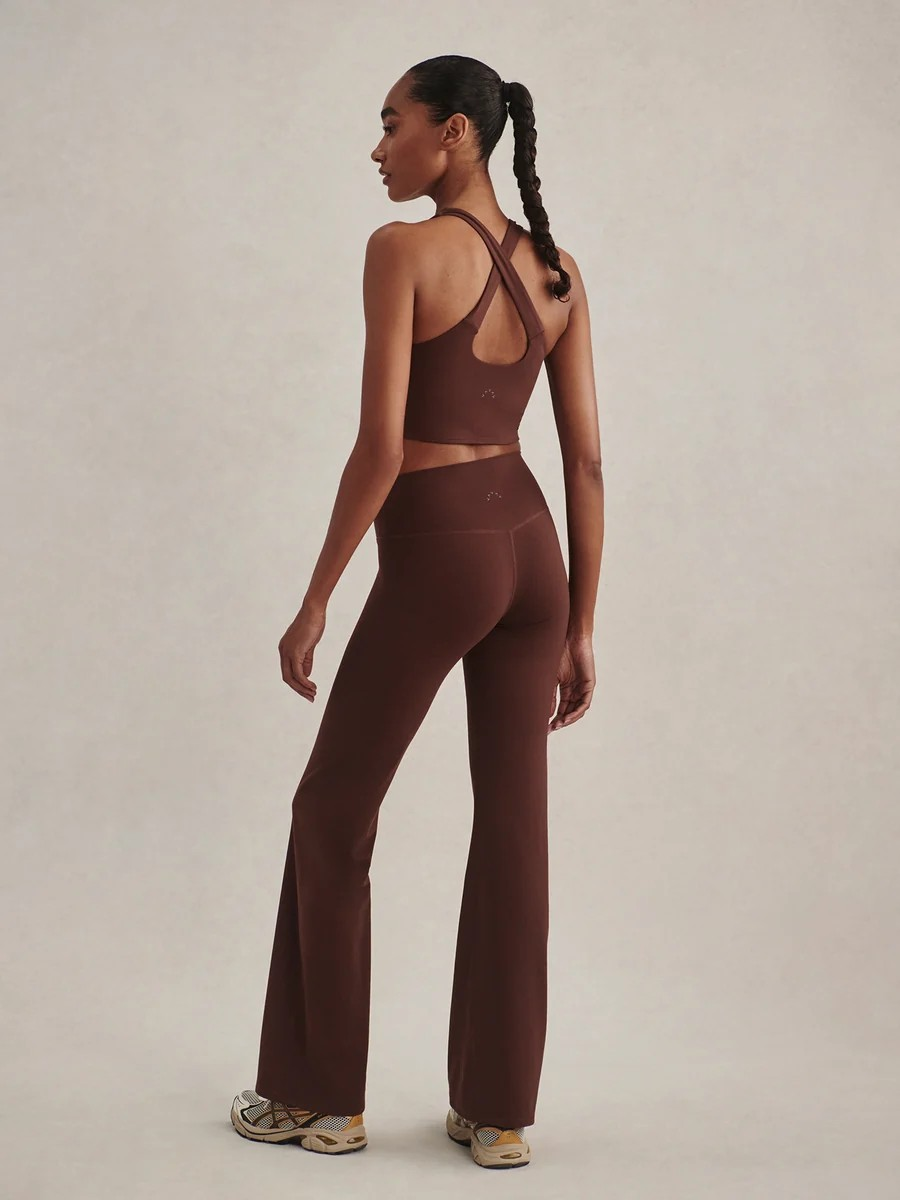 always flare legging 32 deep mahogany