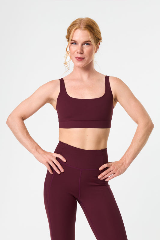 Andy Bra, Split Strap Mulberry