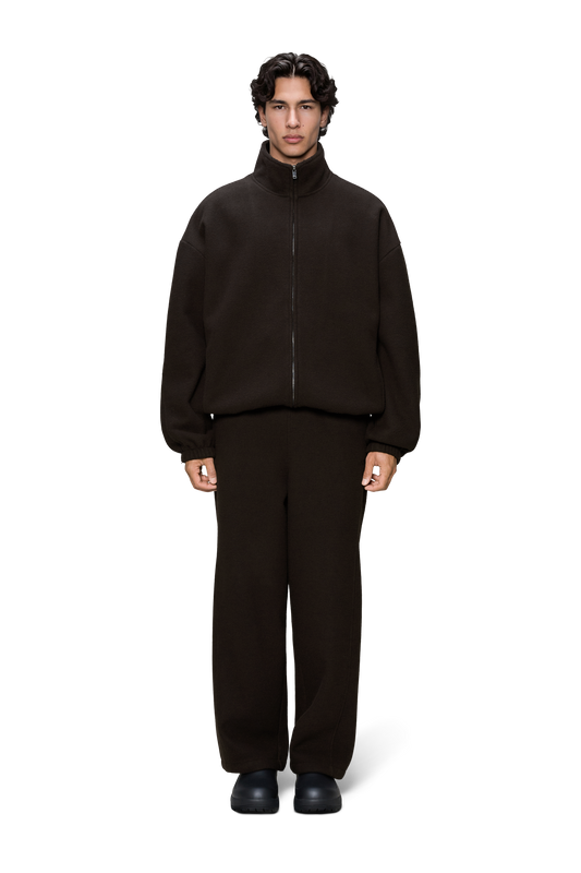 Fleece Zip Jacket Bark