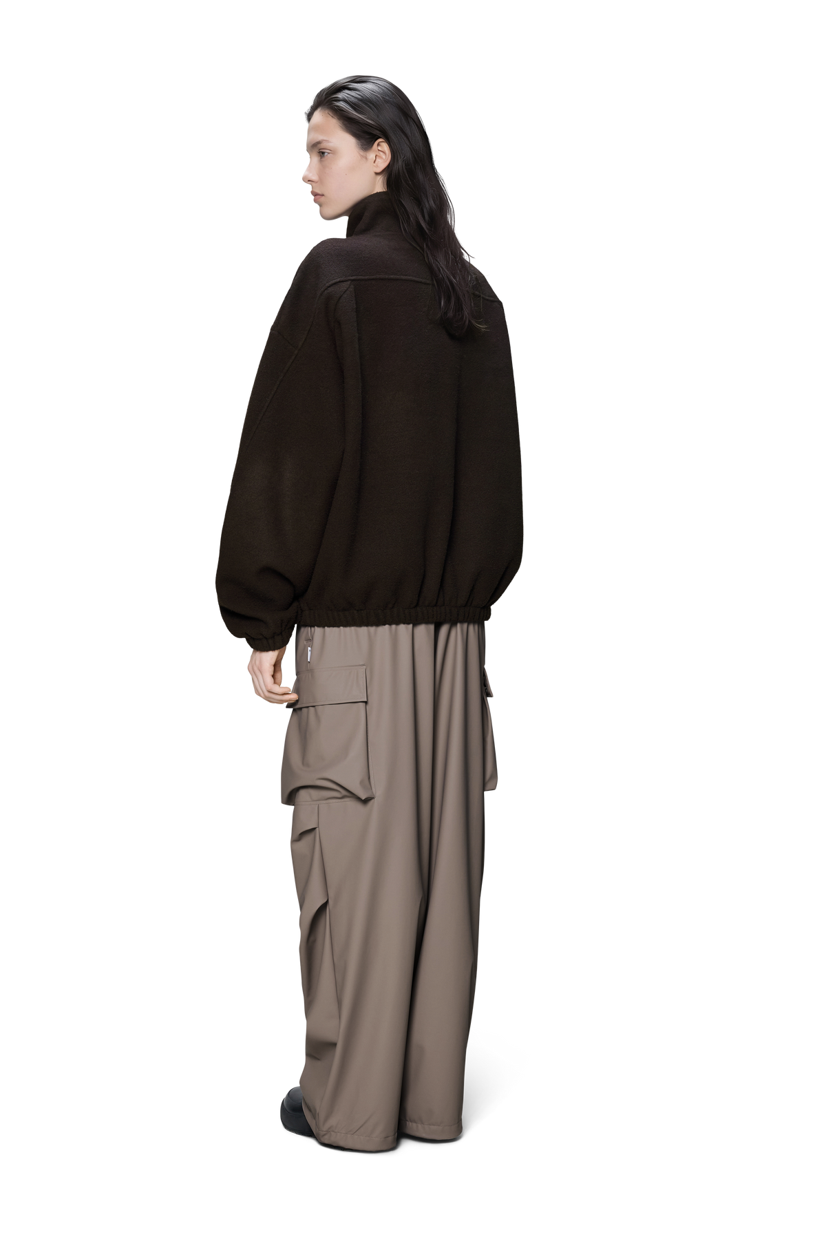 Fleece Zip Jacket Bark