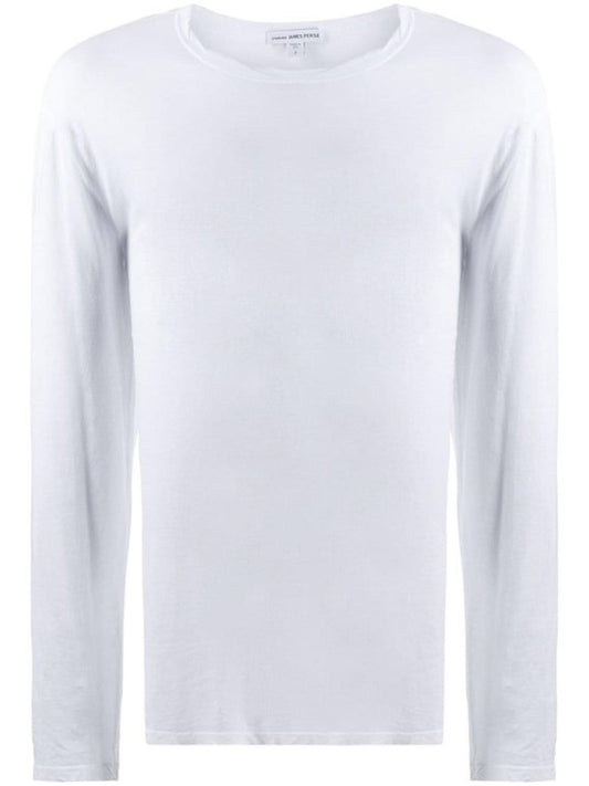 T-S L/S Crew Neck Tee White