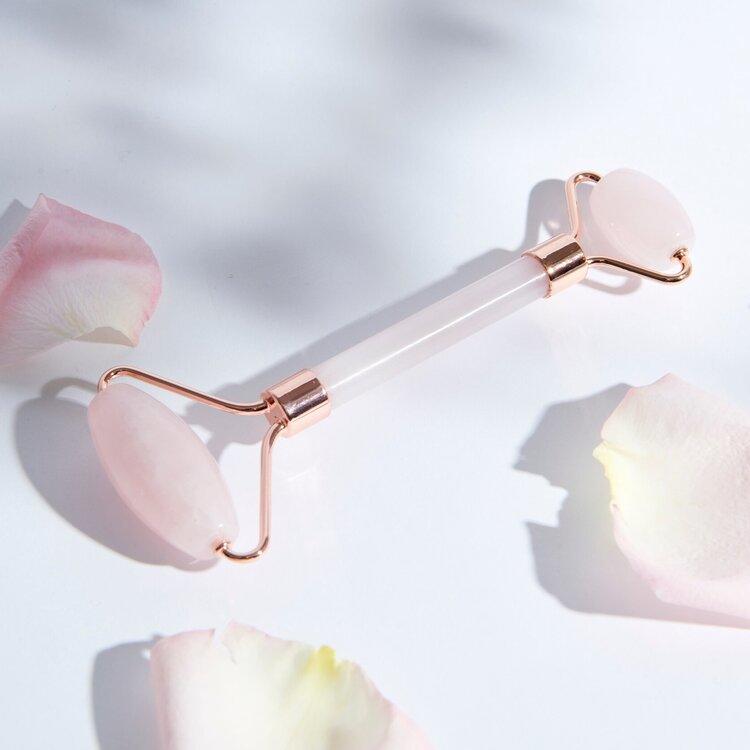 Face Roller - Rose Quartz