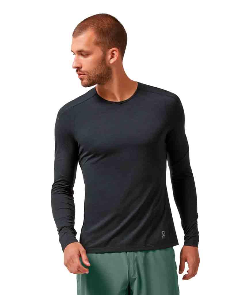 Men Performance Long - T Black