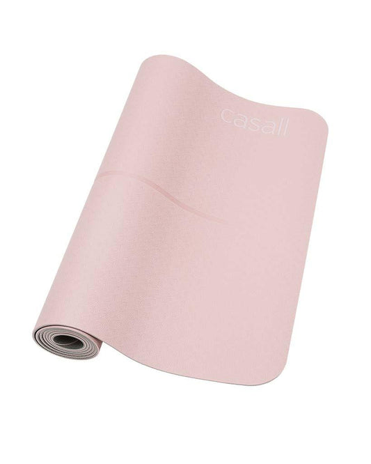 Yoga mat position 4mm - Lucky pink/grey