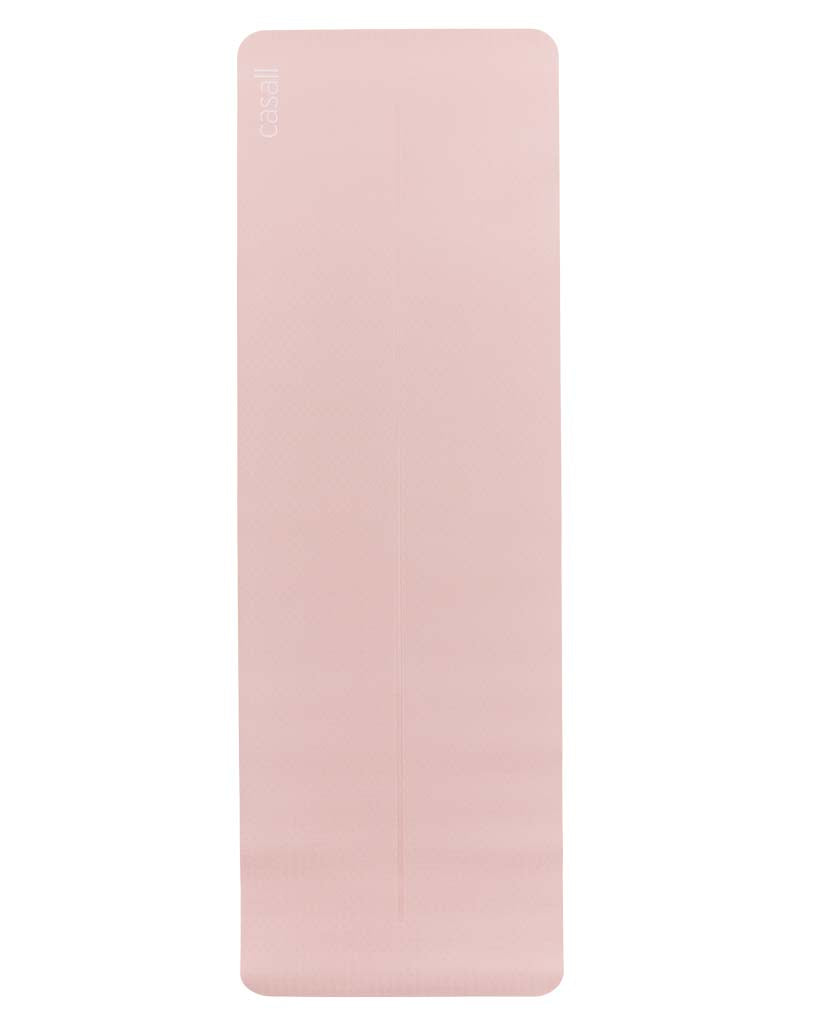 Yoga mat position 4mm - Lucky pink/grey