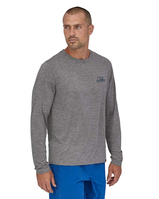 M´s L/S cap cool daily graphic shirt grey