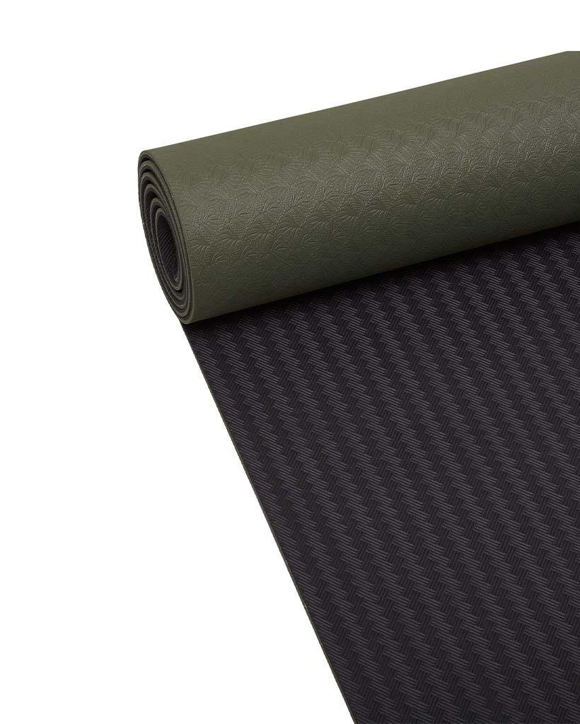 Yoga Mat Position 4mm - Forest Green/Black
