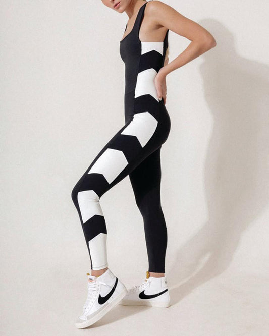 Arrow Unitard Black/chantilly