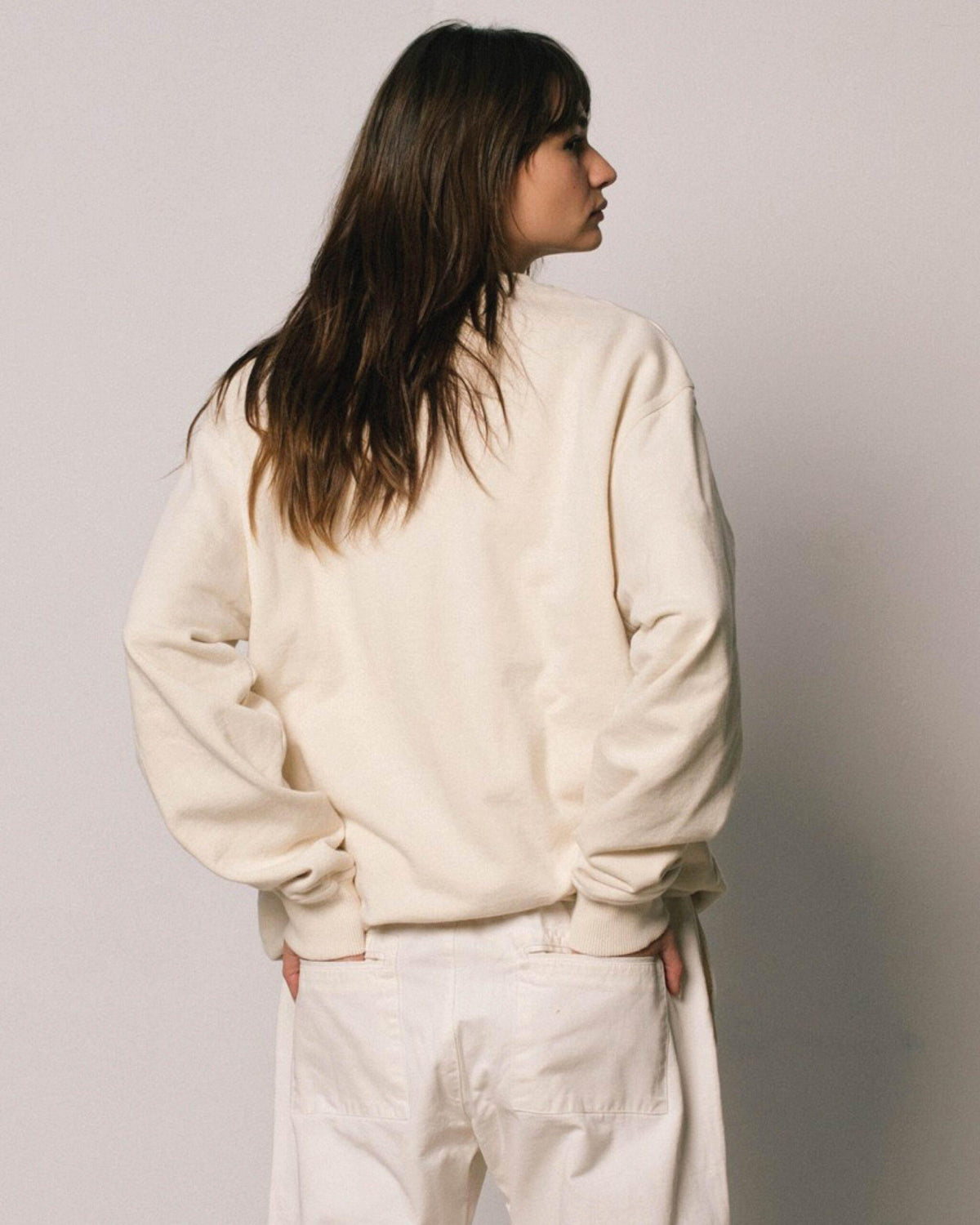 ORGANIC CREWNECK CREAM